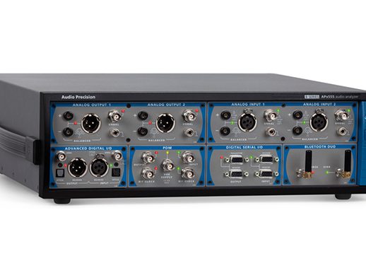 APx555 高性能，模块化双通道音频分析仪